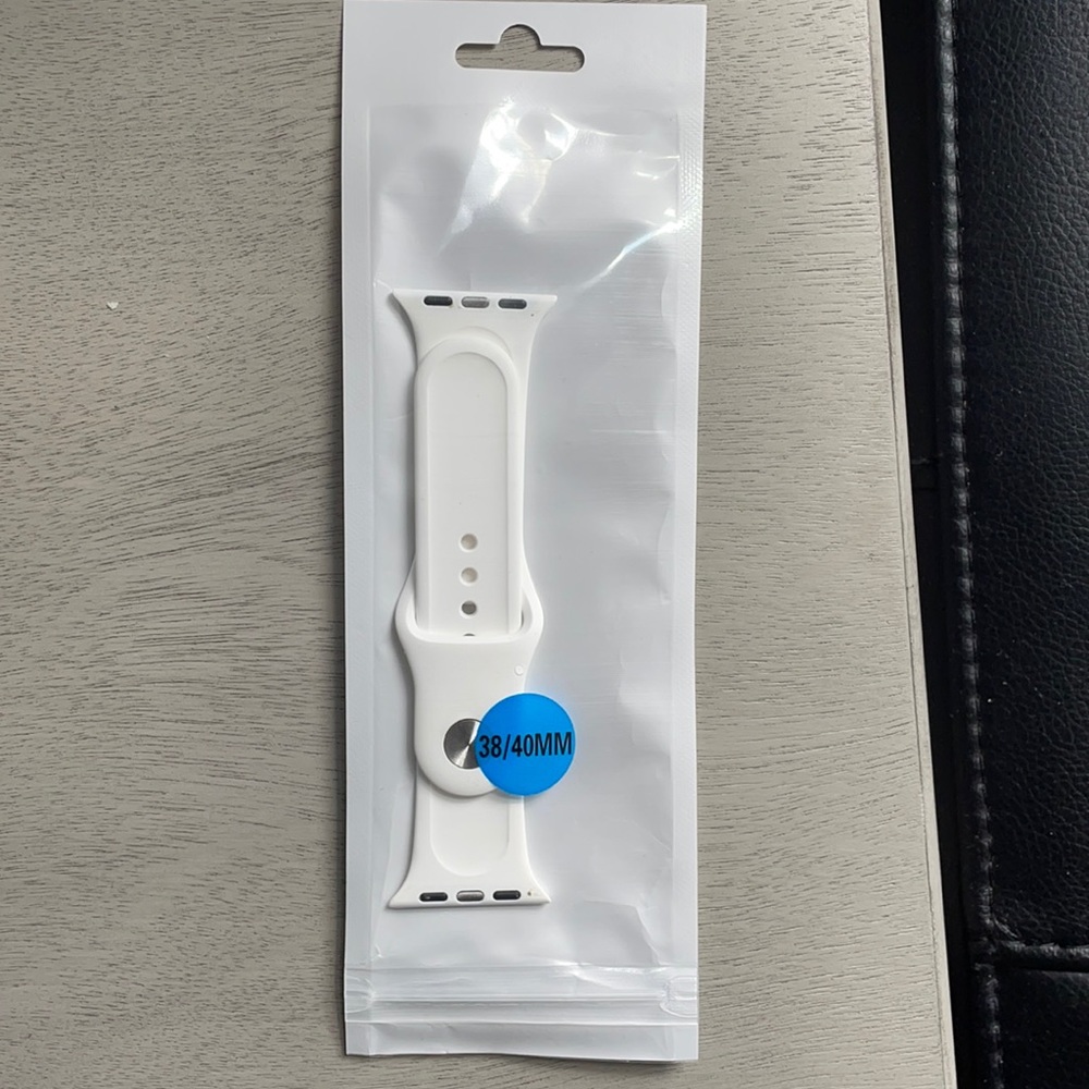 WHITE Apple Watch Sport band replacement